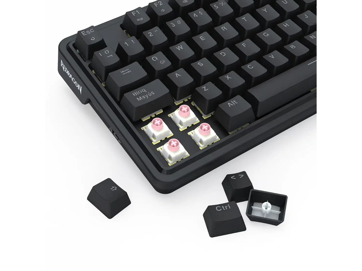 Teclado Ucal K673RGB-M SP Magnetic Wired 8