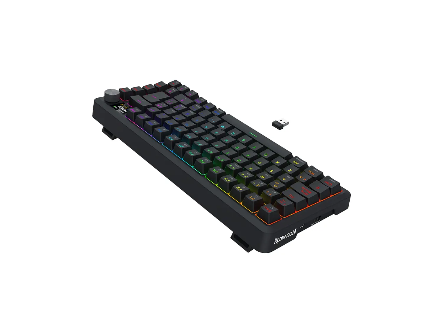 Teclado Redragon Ucal LCD Pro K724RGB-Pro SP (Yolk Switches) 4