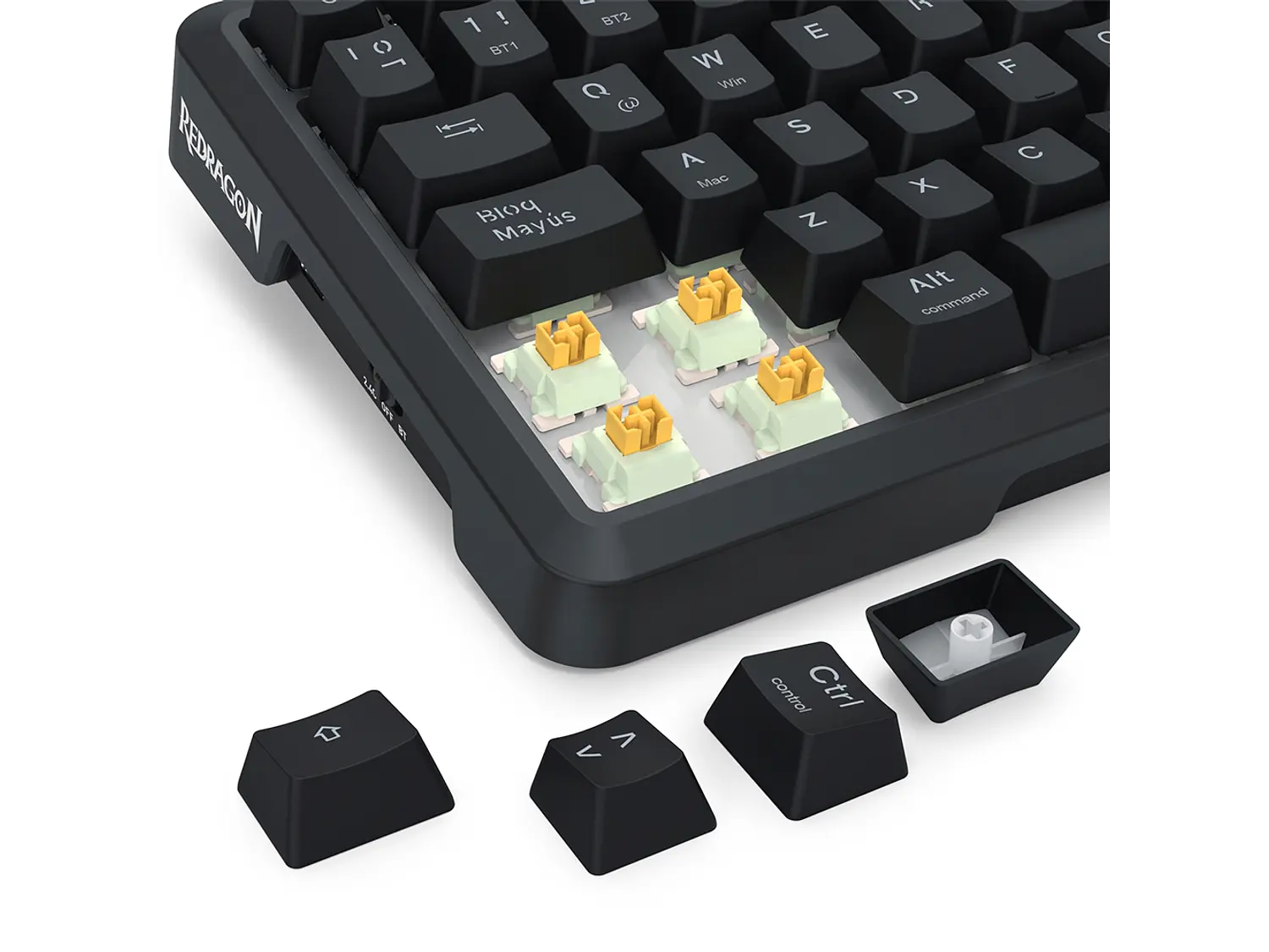 Teclado Redragon Ucal LCD Pro K724RGB-Pro SP (Yolk Switches) 6