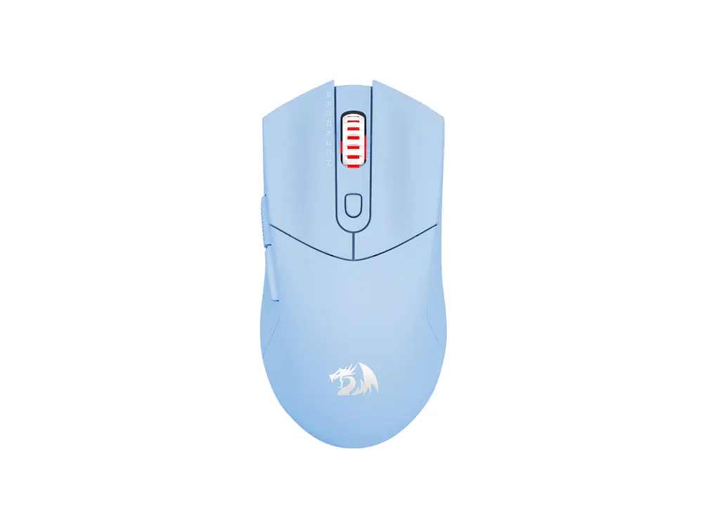 Mouse Gamer Redragon St4r Pro Inalámbrico, 26000 Dpi, Bluetooth, Wireless, Cable C (Celeste) 1
