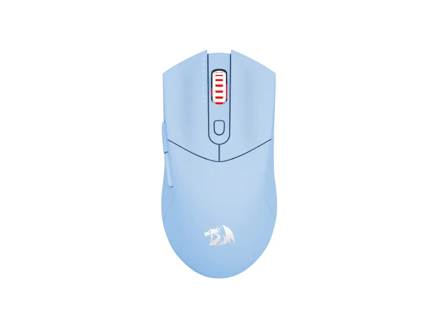 Mouse Gamer Redragon St4r Pro Inalámbrico, 26000 Dpi, Bluetooth, Wireless, Cable C (Celeste) 1