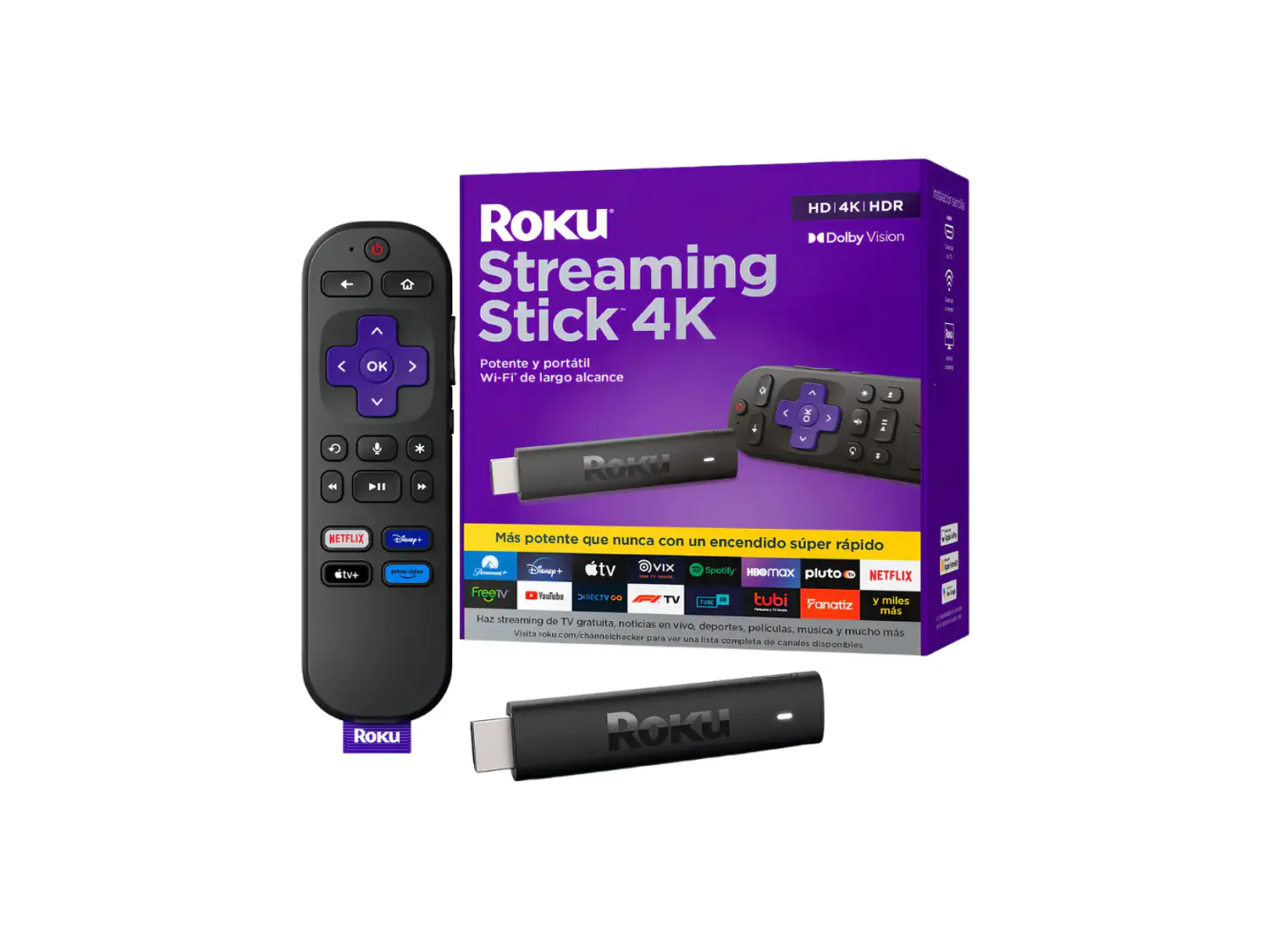 Tv Box Roku Streaming Stick 4k, Dolby Vision 1