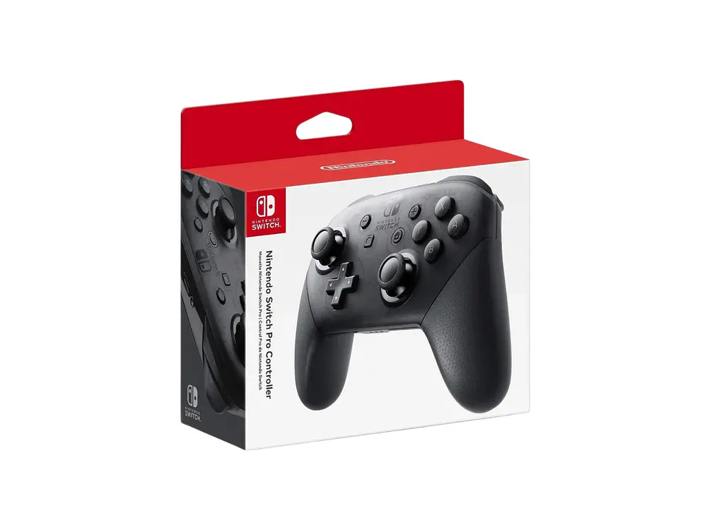Control Pro Nintendo Switch Original, Color Negro 1