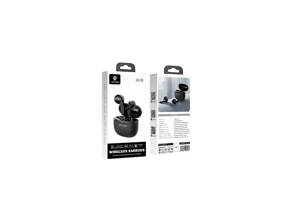 Auriculares in-ear inalámbricos Lenyes Bluetooth AIR99 Air 99, Color Negro 4