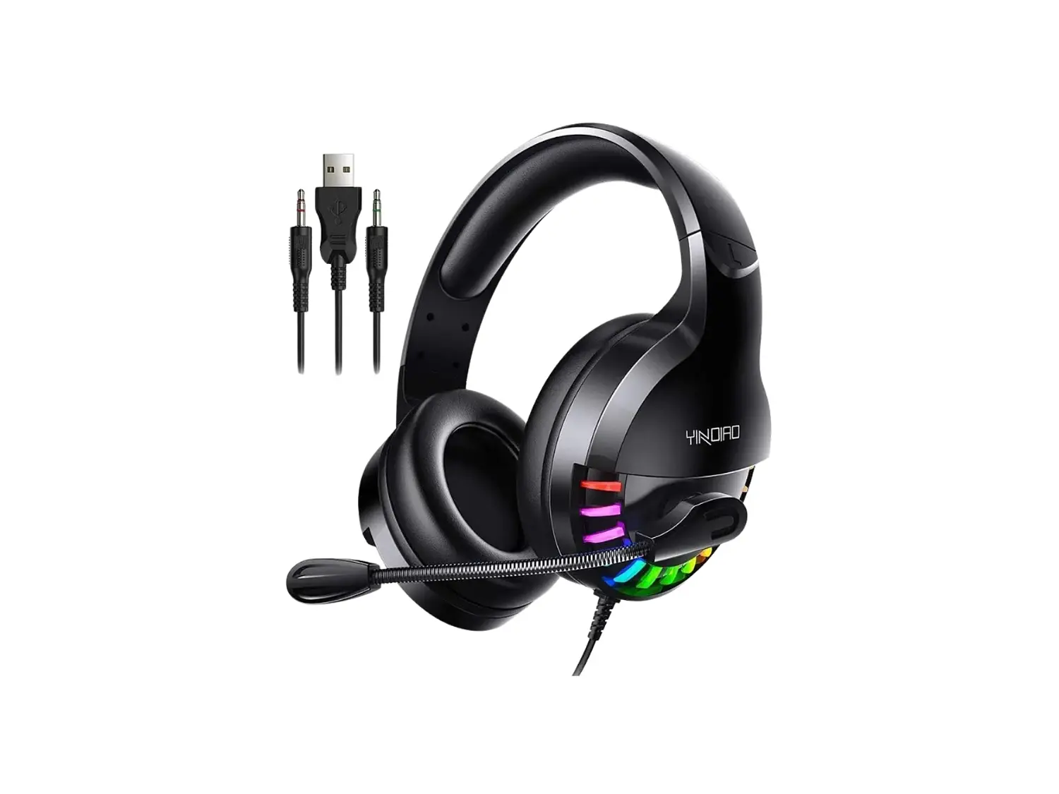 Audifono Gamer  Yindiao Q2, Color Negro 1