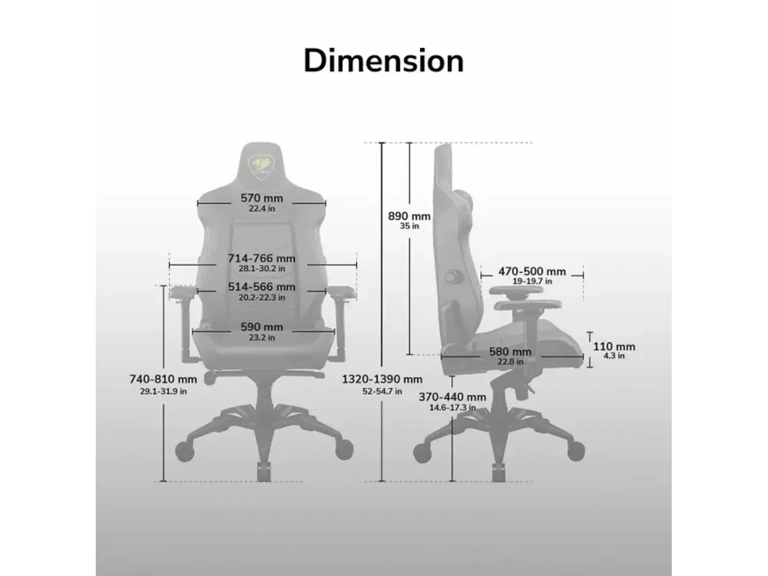 Silla Gamer Cougar Armor EVO Edición Luffy Black 3