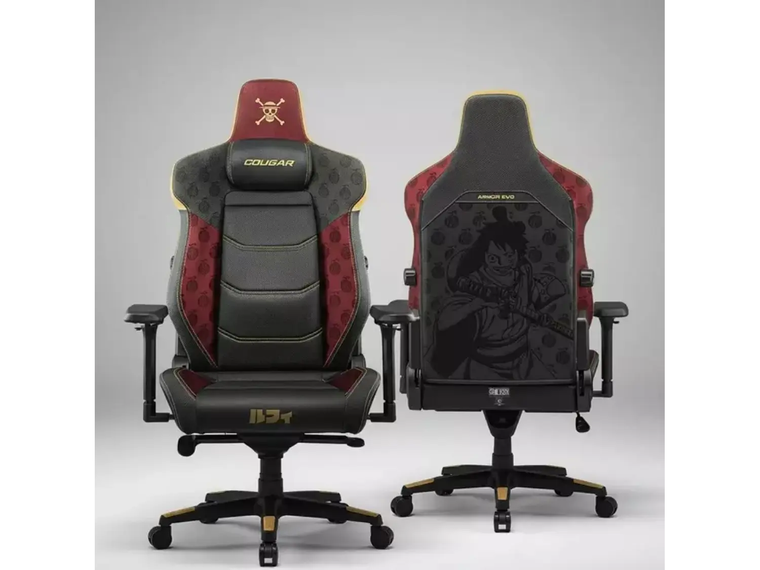 Silla Gamer Cougar Armor EVO Edición Luffy Black 4
