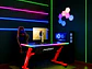 Escritorio Gamer RGB, 120Cm x 60Cm, Diseño: Rojo - Miniatura 1