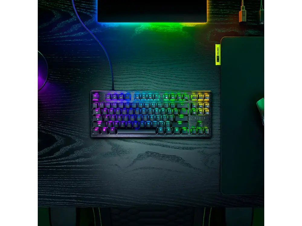 Teclado Gamer Razer Huntsman V3 HE Magnetic TKL 8K, Color Negro, 80%, 8 Khz 3