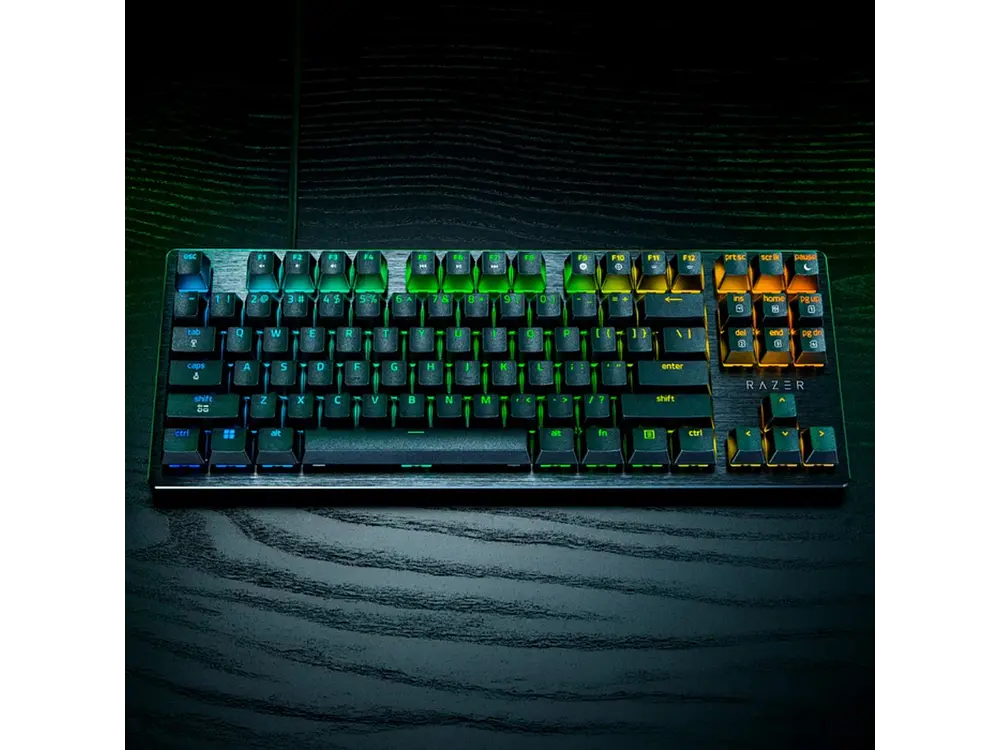 Teclado Gamer Razer Huntsman V3 HE Magnetic TKL 8K, Color Negro, 80%, 8 Khz 5