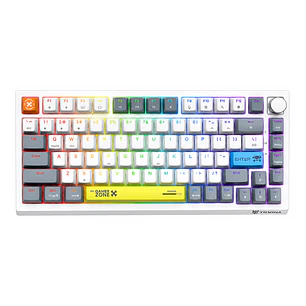 Teclado Gamer Mecánico Onikuma G52, Color Blanco