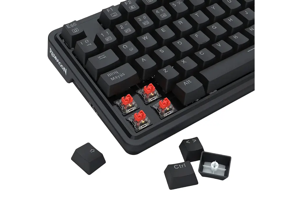 Teclado Redragon Ucal Pro K673RGB-Pro SP, Color Negro 8