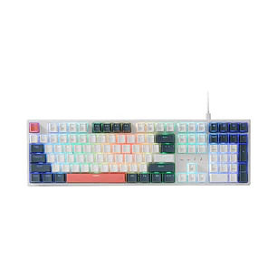 Teclado Gamer Redragon Trundle K668WBO-RGB-SP, SW Red, Español 