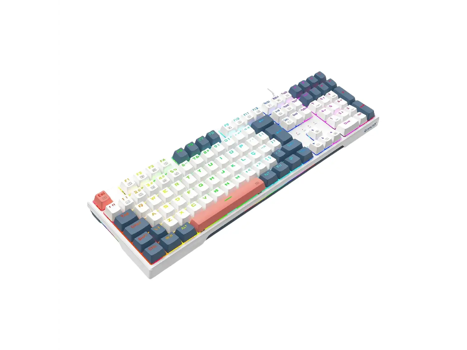 Teclado Gamer Redragon Trundle K668WBO-RGB-SP, SW Red, Español  4