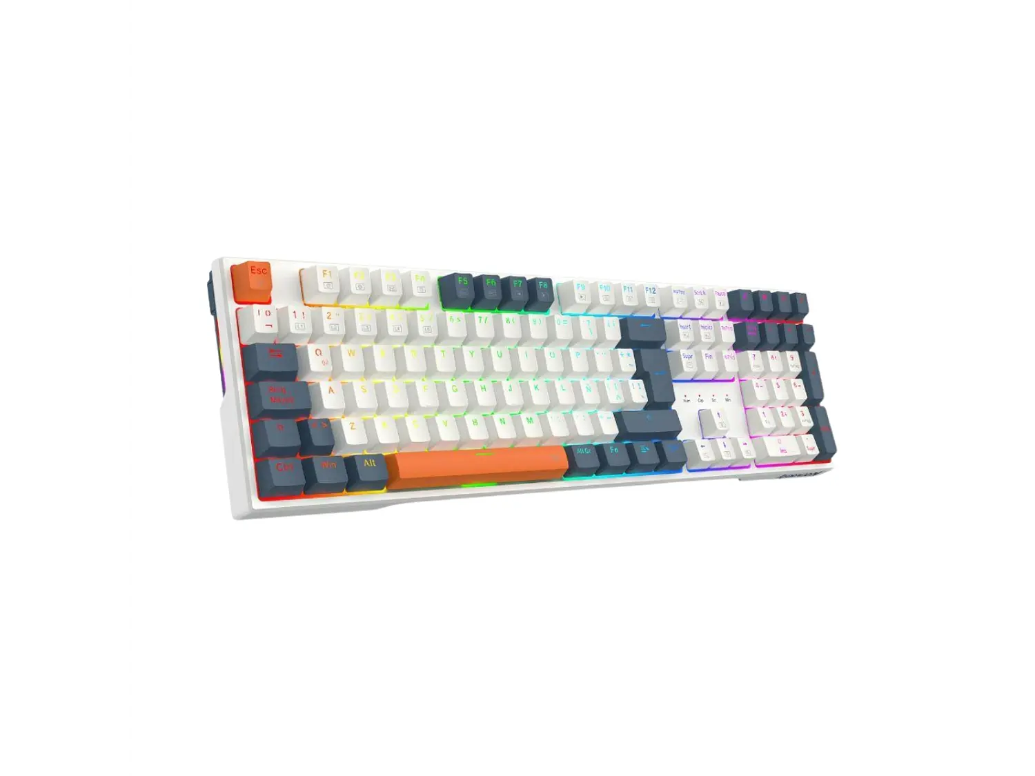 Teclado Gamer Redragon Trundle K668WBO-RGB-SP, SW Red, Español  3