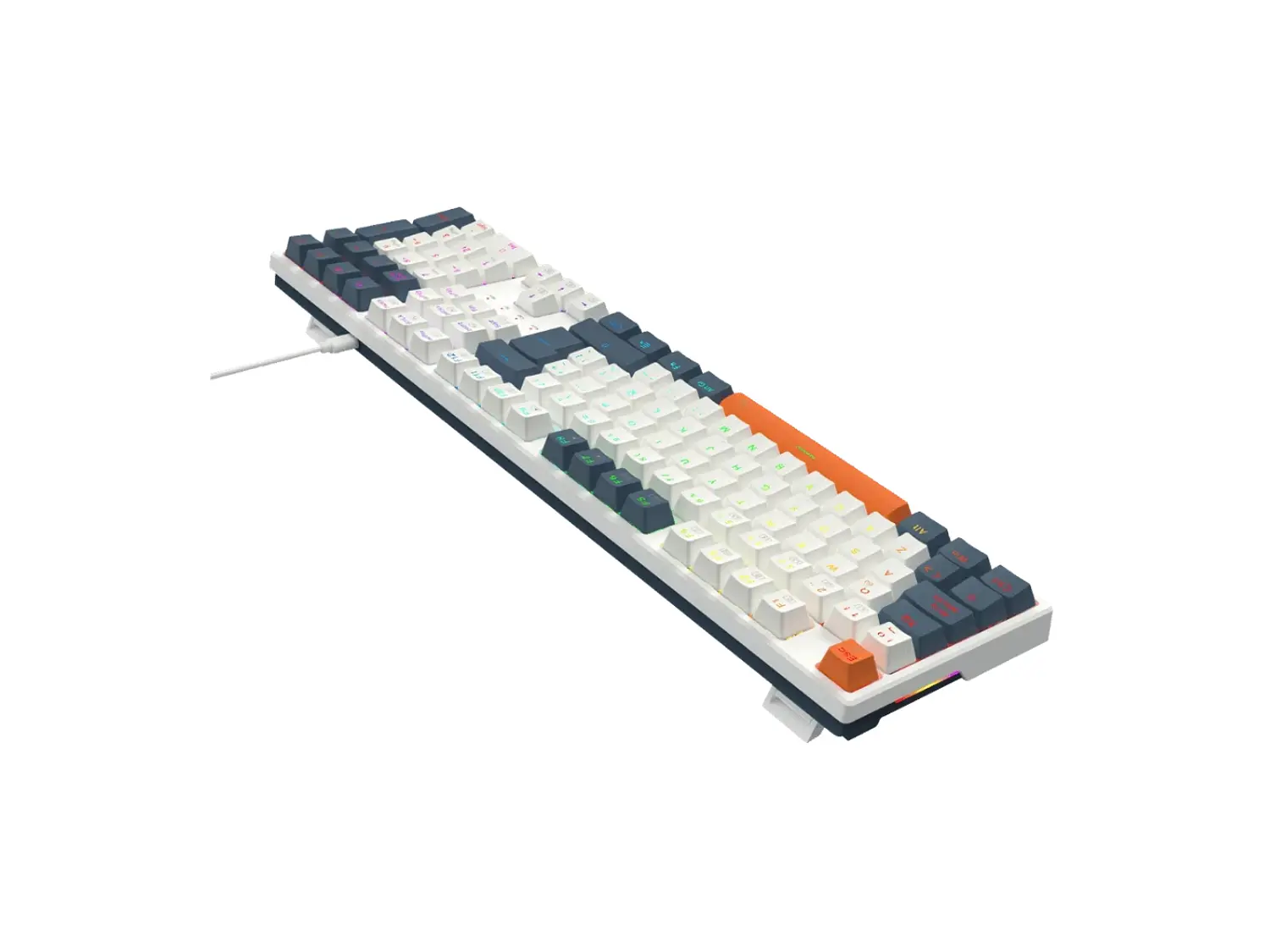 Teclado Gamer Redragon Trundle K668WBO-RGB-SP, SW Red, Español  5