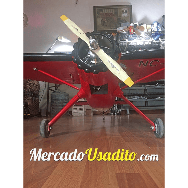 Avion RC Stinson Reliant con motor Saito radial  6