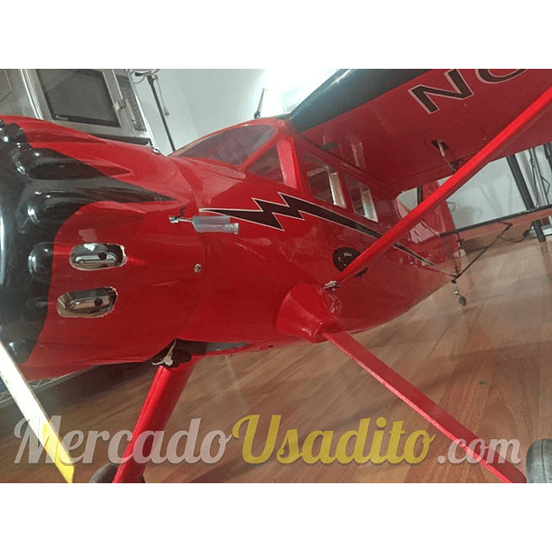 Avion RC Stinson Reliant con motor Saito radial  10