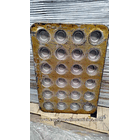 Charola para muffin de Chicago Metallic 560D usada 1