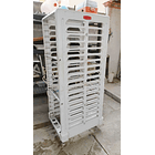 Carrito espiguero bandejas Rubbermaid usado 1