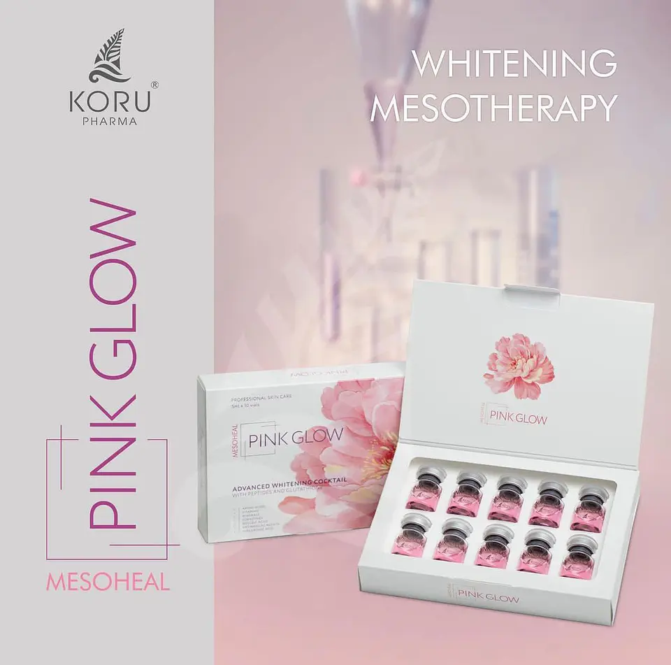 CAJA 10 Viales  5 ml Mesoheal Pink Glow 2