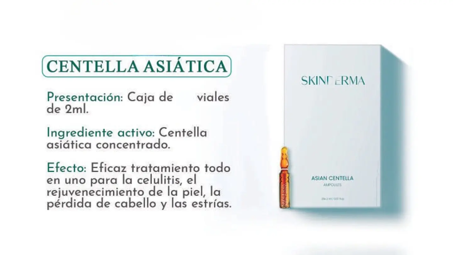 10 AMPOLLAS 2 ML ASIAN CENTELLA SKINDERMA 3