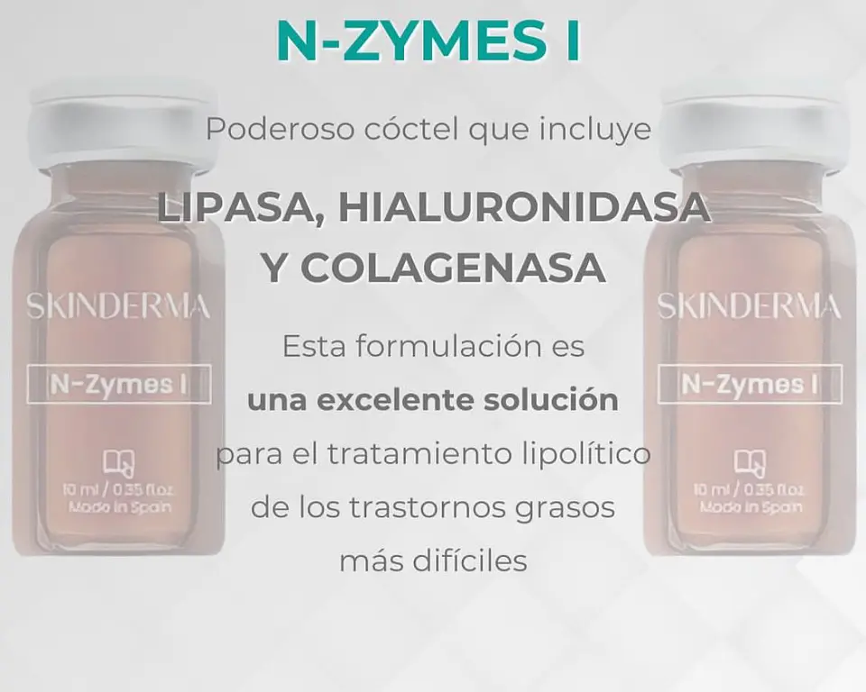 Caja de 5 viales de 10ml. N zymes I 5 viales 10ml 500 ui liquida  3