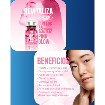 1 vial 10ML  EXOSOMA Ageless LIOFILIZADO  +  1 pink glow 