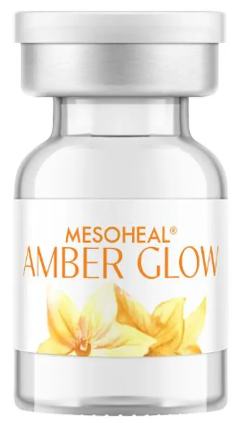  1 vial  5 ML- AMBER GLOW  Mesoheal® REVITALIZA, NUTRE Y DESPIGMENTA