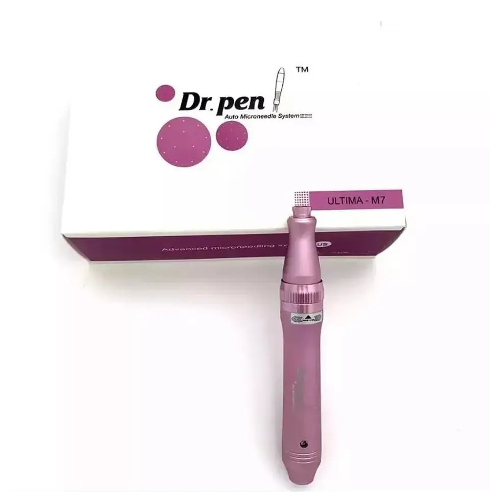 KIT DERMPEN  M7 +  1 vial 5ML pink glow 1