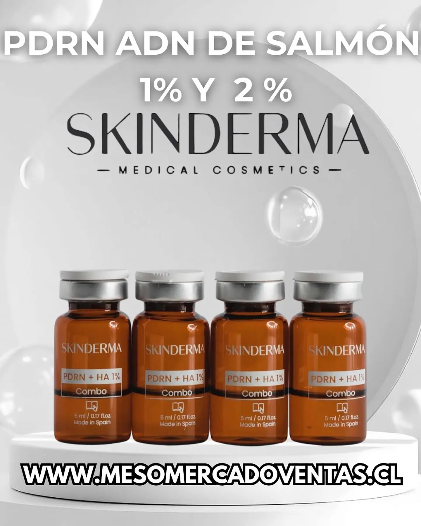 1 VIAL  5ML ADN DE SALMON PDRN + HA 1% 1