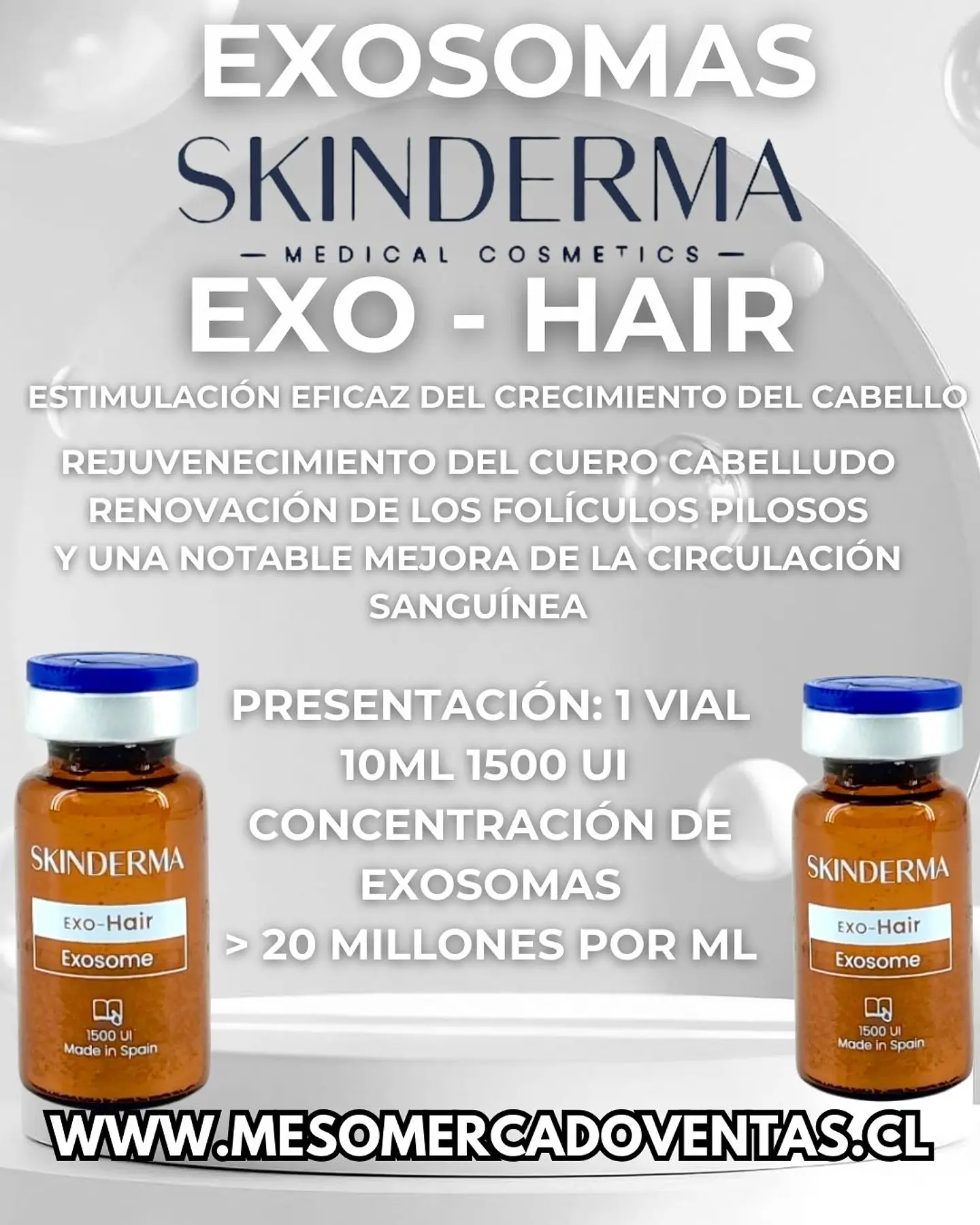 1 VIAL 10ML EXOSOMAS HAIR Liofilizado 1500 UI 2