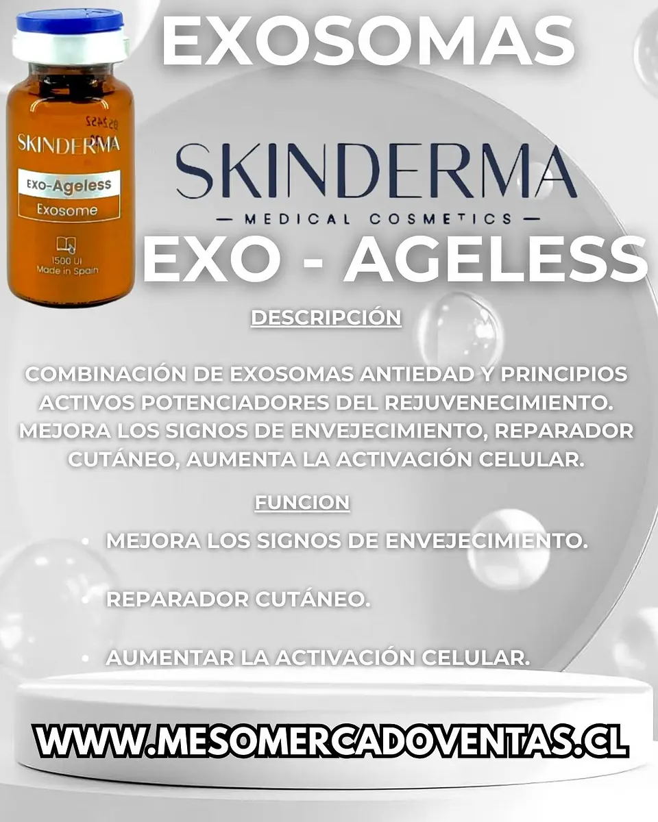 1 VIAL 10ML EXOSOMAS Ageless LIOFILIZADO RECONSTITUIR  1