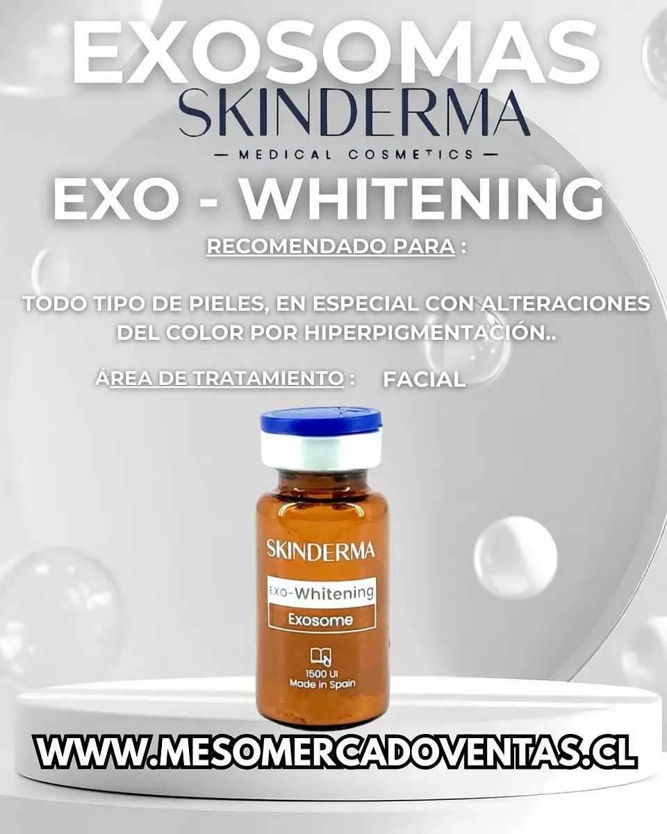 Exosomes Whitening LIOFILIZADO  5 VIAL 10 ML  1500UI Reconstituir  6
