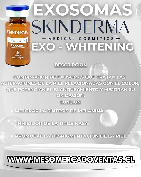 Exosomes Whitening LIOFILIZADO  5 VIAL 10 ML  1500UI Reconstituir 