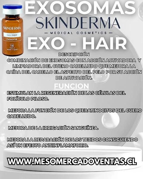 Exosomes Hair 5 VIAL 10 ML  1500UI Reconstituir 