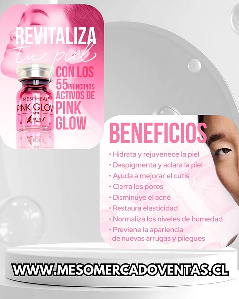 1 vial 5 ml Mesoheal Pink Glow