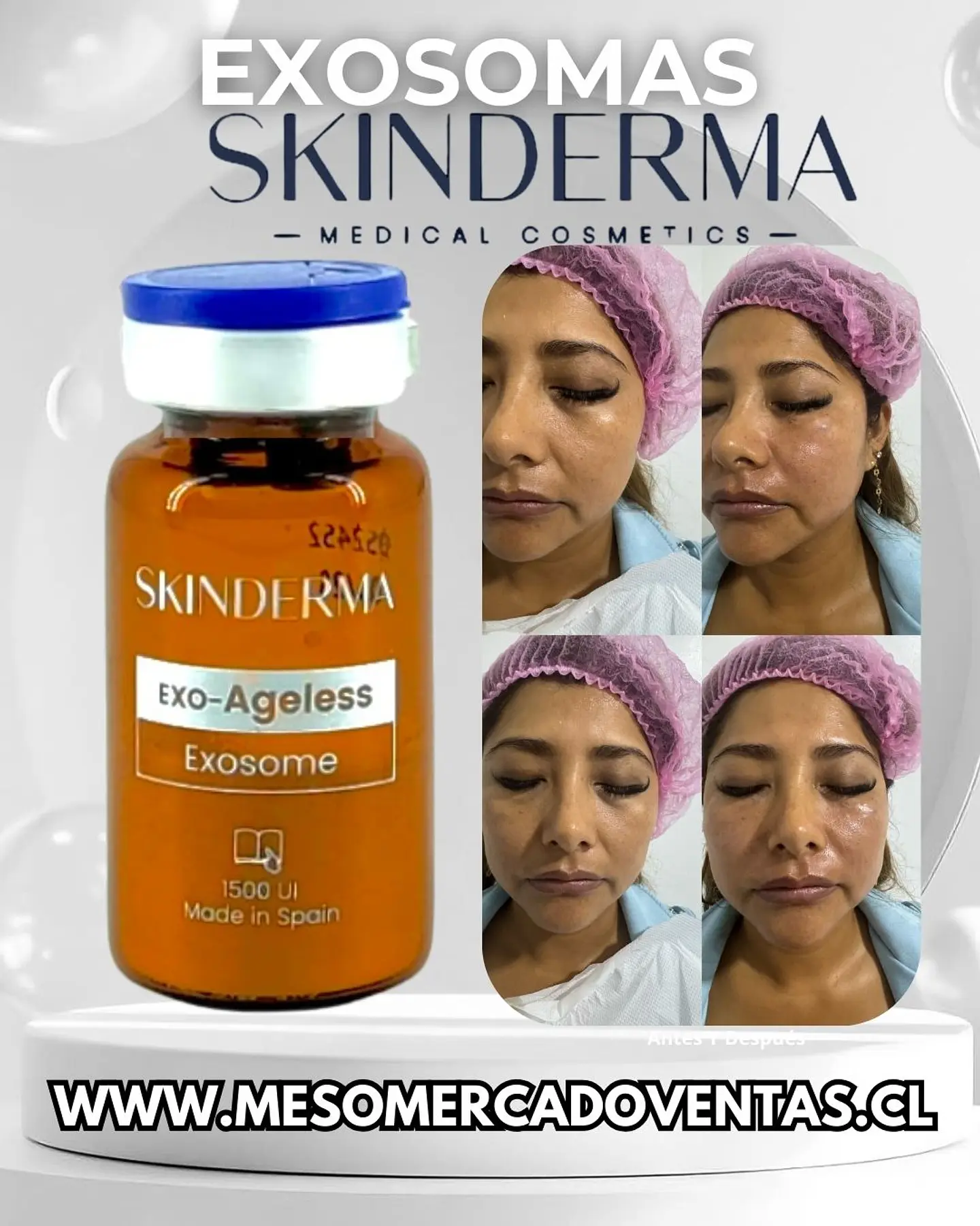 1 VIAL 10ML EXOSOMAS Ageless Liquido  7