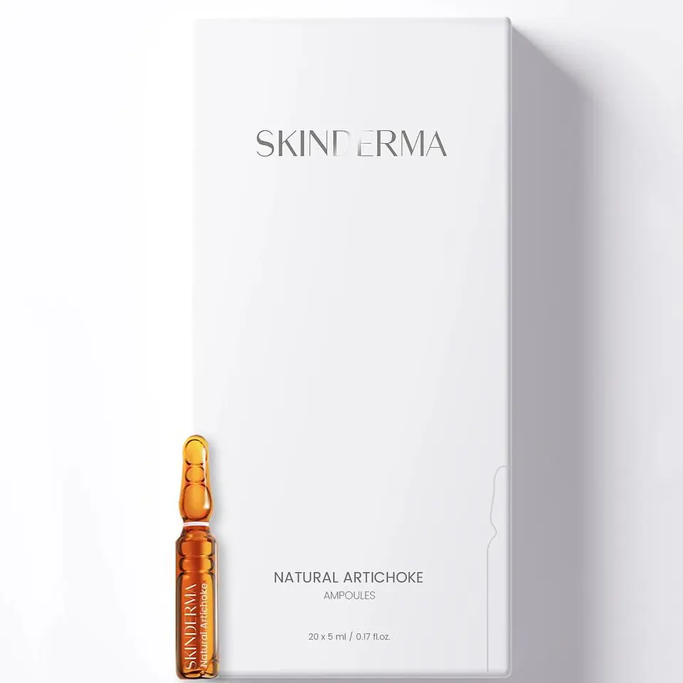 5  AMPOLLAS 5 ML EXTRACTO ALCACHOFA SKINDERMA-  1