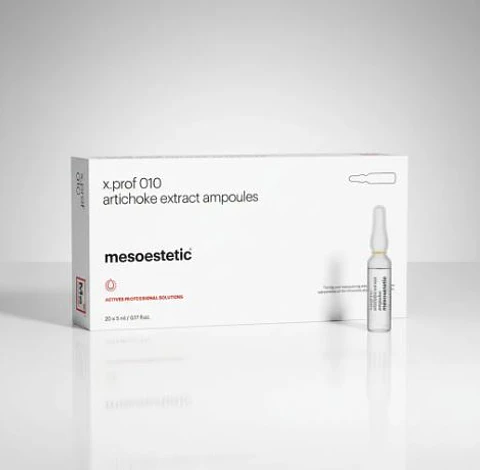 30 Ampollas x 5 ml x.prof 010 Extracto Alcachofa Mesoestetic – Drenante Lipolítico Profesional