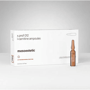 30  (AMPOLLAS 5 ML)  LCARNITINA  MESOESTETIC - reduce grasa localizada