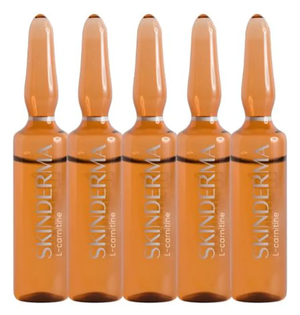 10 AMPOLLAS 5 ML L - CARNITINA  SKINDERMA 3