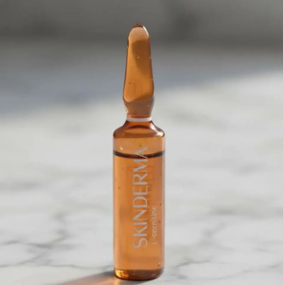10 AMPOLLAS 5 ML L - CARNITINA  SKINDERMA 4