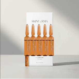 10 AMPOLLAS 5 ML L - CARNITINA  SKINDERMA