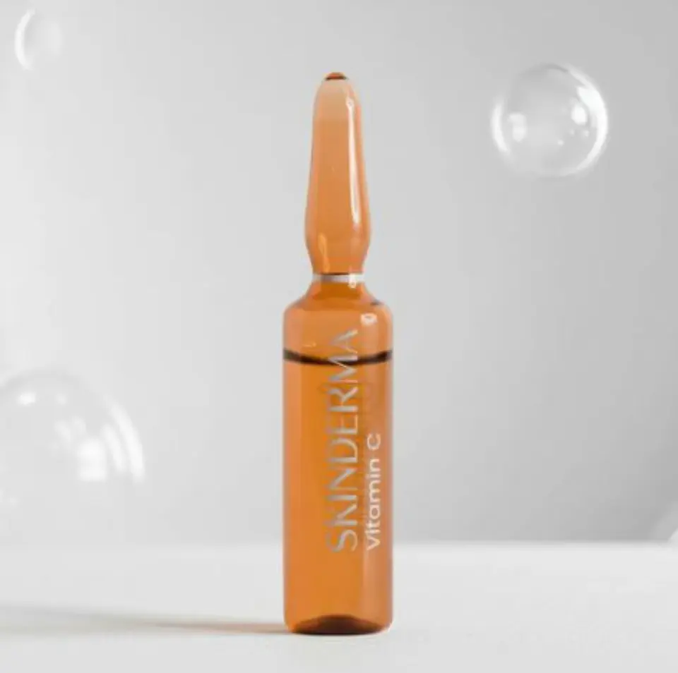 5  AMPOLLAS 5 ML VITAMINA C  SKINDERMA 4