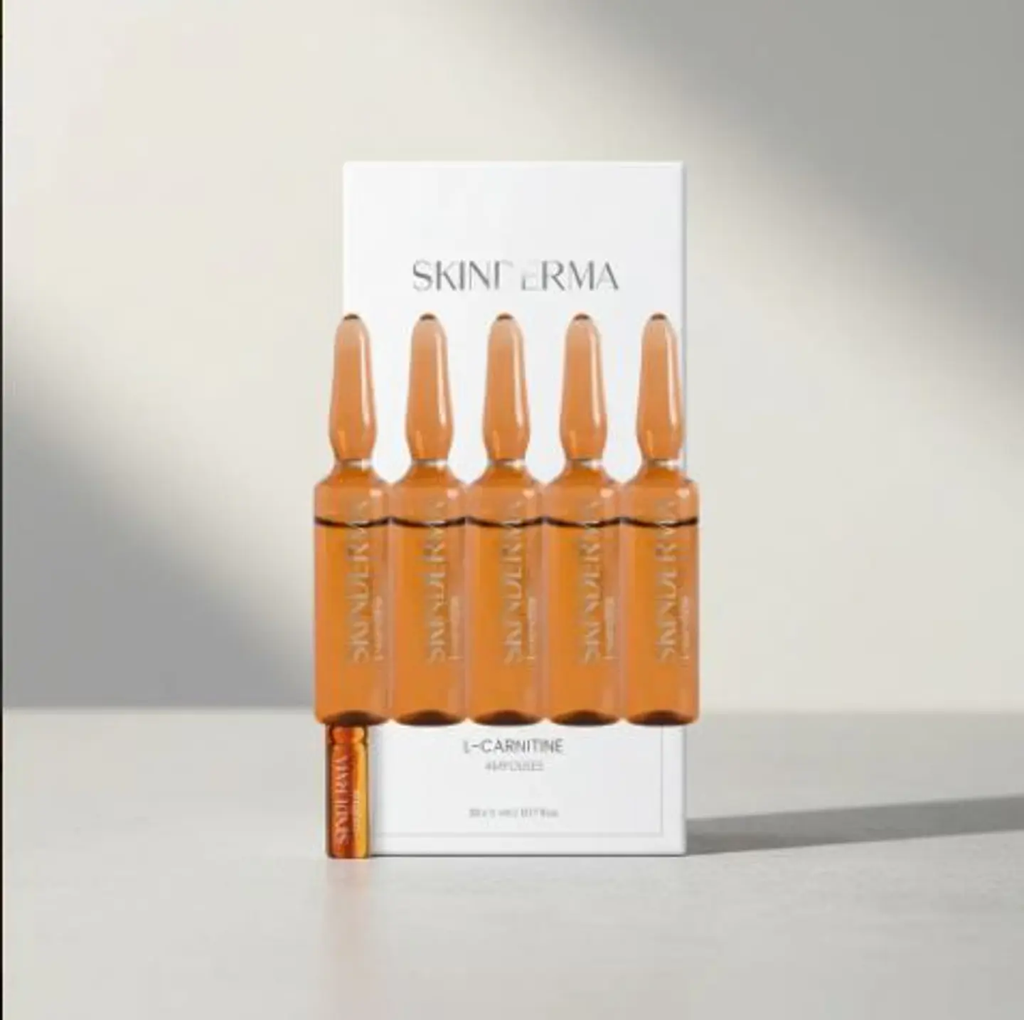 5   AMPOLLAS 5 ML LCARNITINA SKINDERMA  5