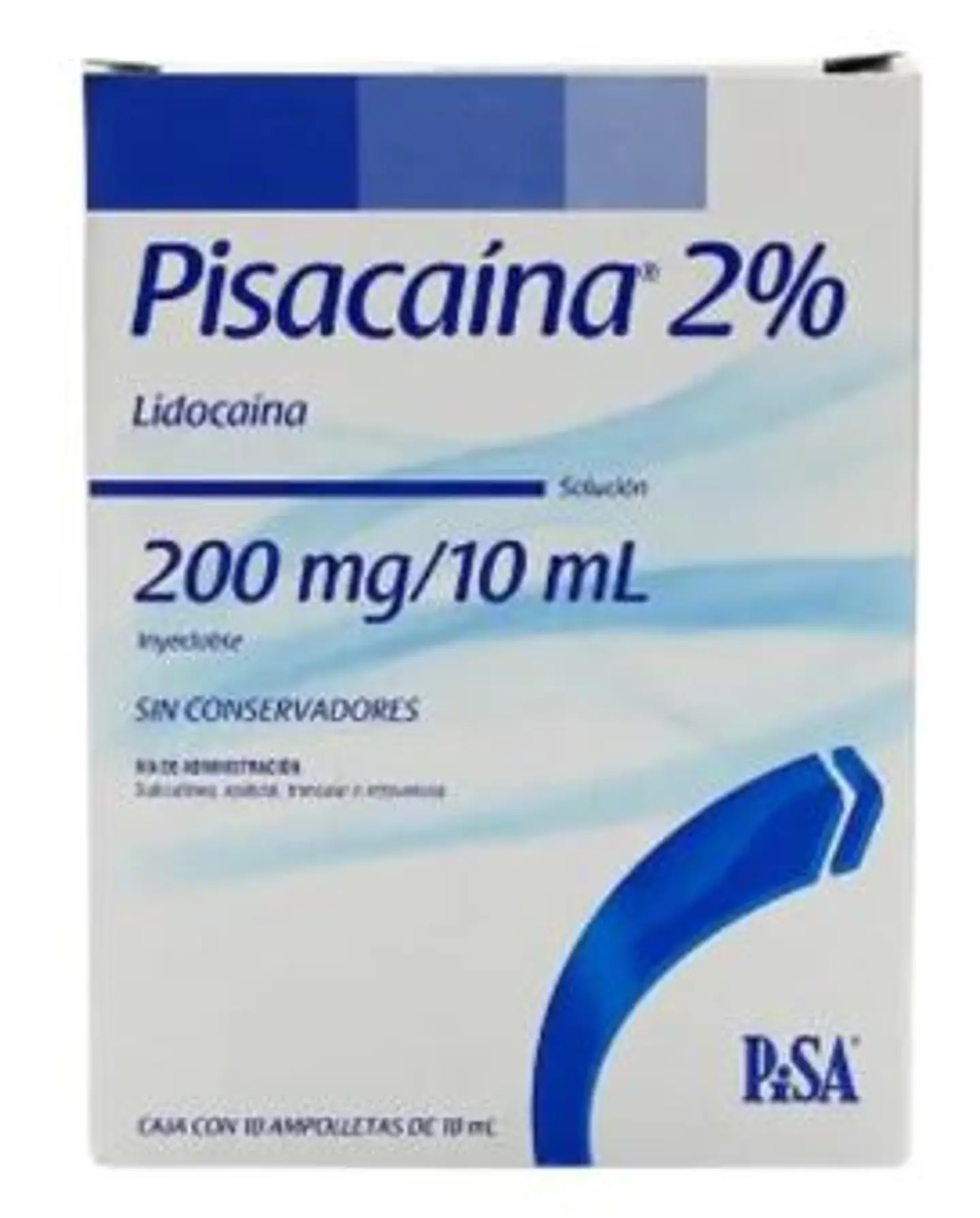 1 vial 10 ml  Lidocaina (Pisacaina) 2%   3