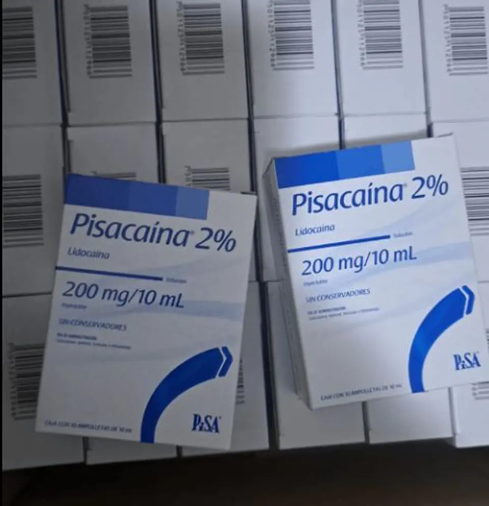 1 vial 10 ml  Lidocaina (Pisacaina) 2%   5