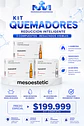 KIT 30 AMP QUEMADORES MESOSTABYL-LCARNITINA-ALCACHOFA MESOESTETIC  - Miniatura 1