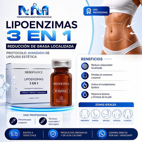 Tratamiento Profesional de Lipoenzimas 3 en 1